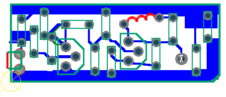 放大的PCB图样,点这里下载PCB电路图